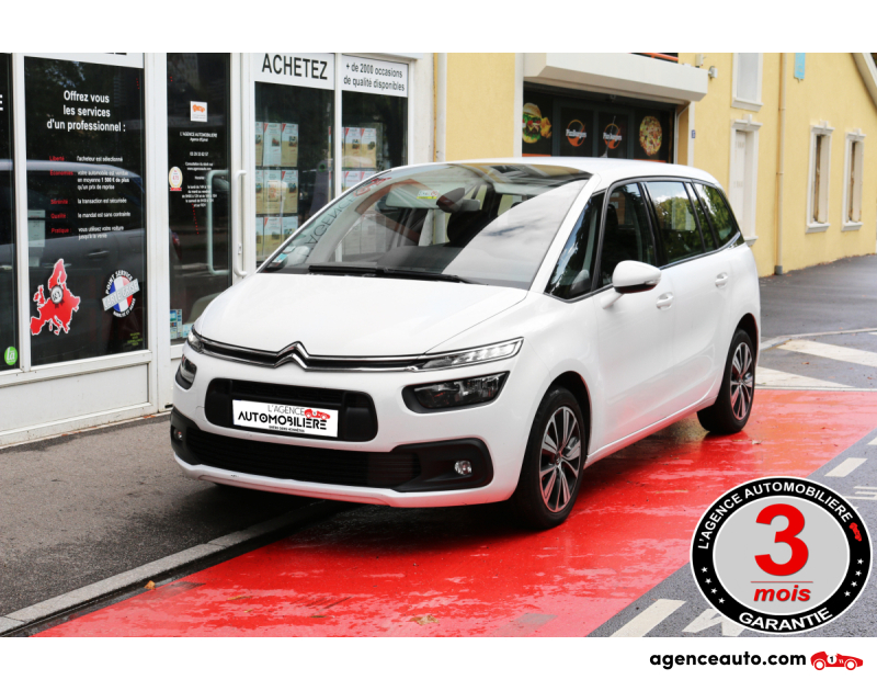 Compra de Carros Usados, Carros Usados Baratos | Auto Immo Citroen Grand C4 Picasso 7 Places 1.6 BlueHDi 100 Business BVM (Régulateur, GPS, BT...) Blanc Ano 2017 Manuelle Diesel